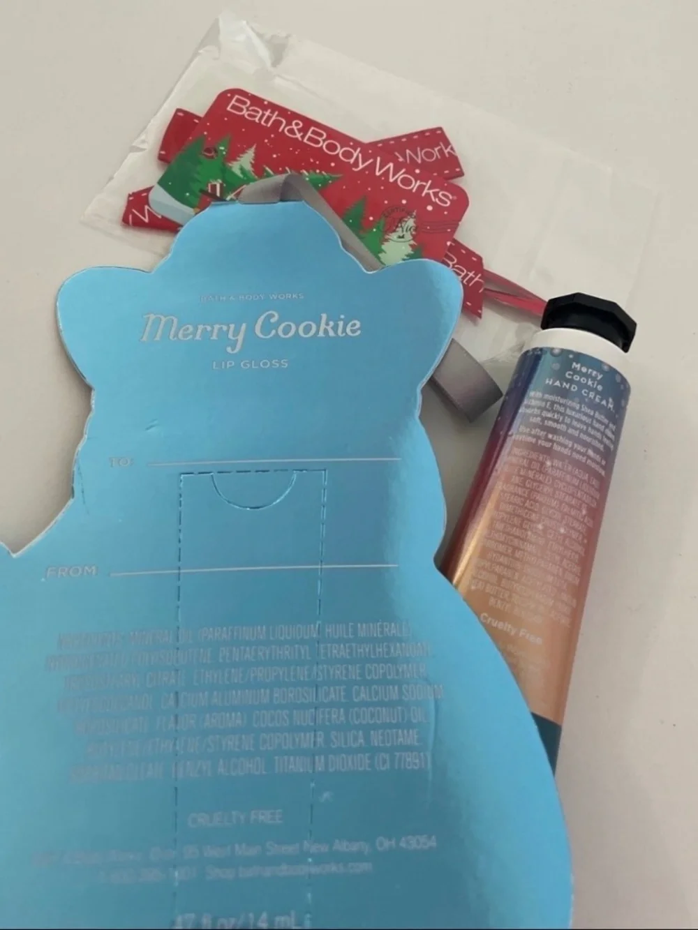 BBW Merry Cookie Lip Gloss & Hand Cream